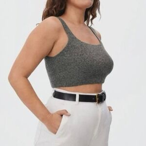 NWT Everlane The Cozy Tank Yak Wool Blend Cropped - Small